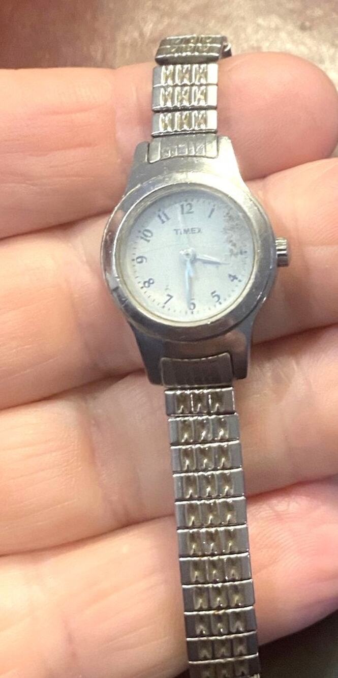 Women's 20mm Silver Tone Timex Watch, Expansion Band